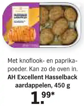 Albert Heijn Excellent Hasselback aardappelen, 450g aanbieding