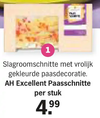 Albert Heijn Excellent Paasschnitte per stuk aanbieding