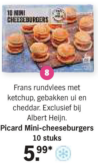 Albert Heijn Picard Mini-cheeseburgers aanbieding