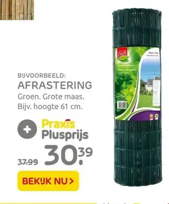 Praxis Afrastering 61 cm aanbieding