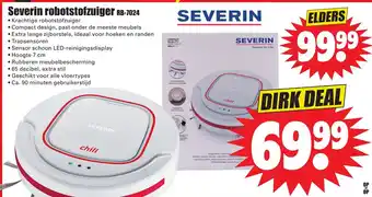 Dirk Severin robotstofzuiger Rb-7024 aanbieding