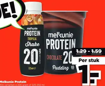 PLUS Melkunie Protein aanbieding