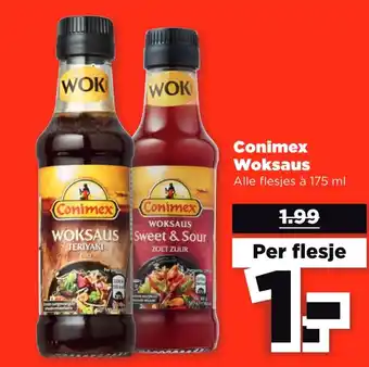 PLUS Conimex Woksaus aanbieding