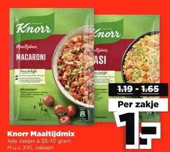 PLUS Knorr Maaltijdmix aanbieding