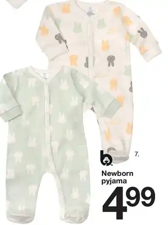 Zeeman Newborn pyjama aanbieding