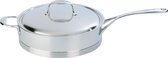 Bol.com Demeyere Atlantis Lage sauteuse - Met deksel - Ø 28 cm aanbieding