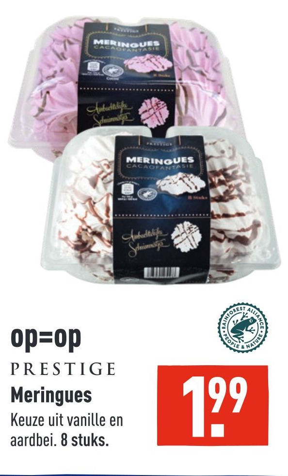 Prestige Meringues aanbieding bij ALDI