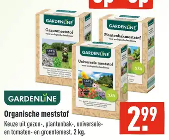 ALDI Gardenline Organische Meststof aanbieding