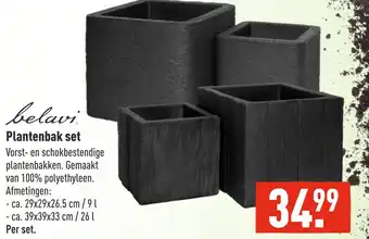 ALDI Belavi Plantenbak Set aanbieding