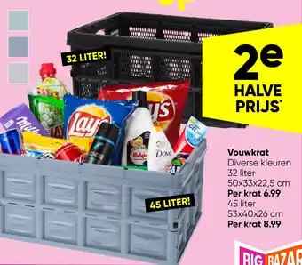 Big Bazar Vouwkrat aanbieding