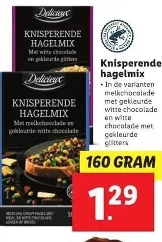 Lidl Knisperende hagelmix aanbieding