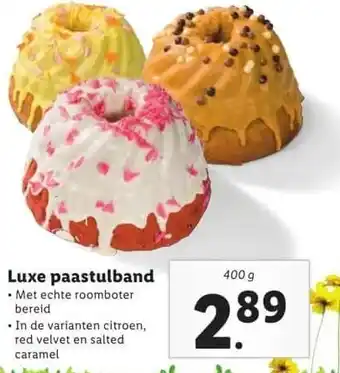 Lidl Luxe paastulband aanbieding