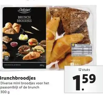 Lidl Brunchbroodjes aanbieding