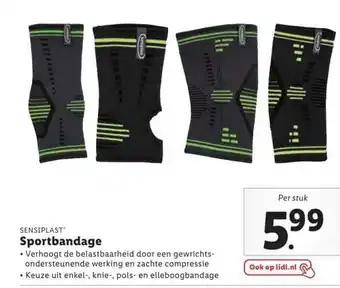 Lidl SENSIPLAST Sportbandage aanbieding