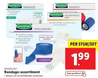 Lidl SENSIPLAST Bandage-assortiment aanbieding