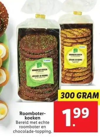 Lidl Roomboter- koeken aanbieding