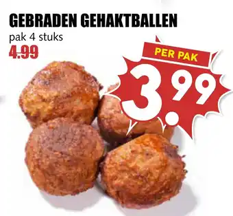 MCD Supermarkt GEBRADEN GEHAKTBALLEN aanbieding