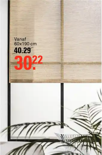 Karwei Rolgordijnen 60x190cm aanbieding