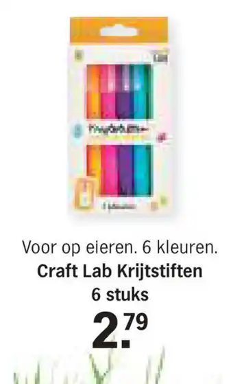 Albert Heijn Craft Lab Krijtstiften 6 stuks aanbieding