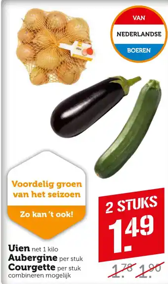 Coop Uien aanbieding