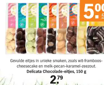 Albert Heijn Delicata Chocolade-eitjes, 150g aanbieding