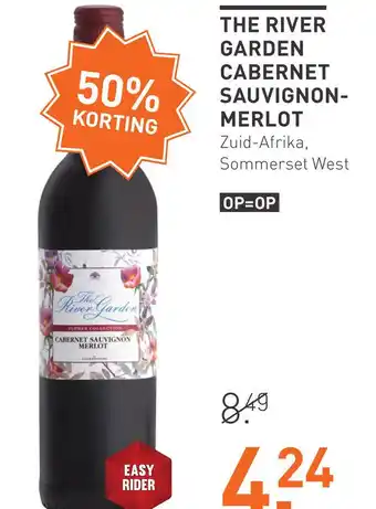 Gall & Gall The River Garden Cabernet Sauvignon-Merlot 75CL Wijn aanbieding