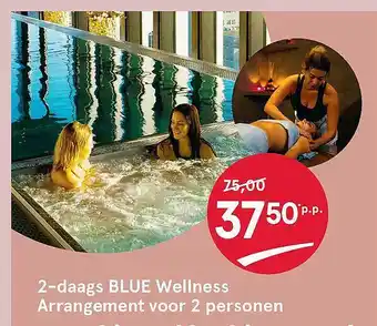 Etos 2-Daags Blue Wellness Arrangement Voor 2 Personen aanbieding