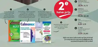 Etos Valdispert Rust Valeriaan, Calmanax Positieve Stemming & Emotionele Balans, Etos Valeriaan Druppels 50 Ml Of A. Vogel Passifl aanbieding