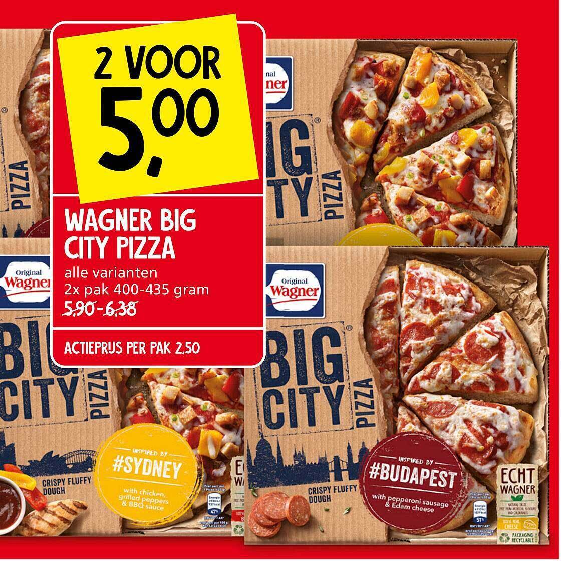 Wagner Big City Pizza aanbieding bij Jan Linders