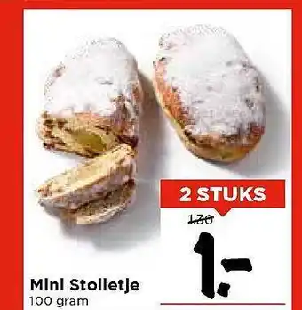 Vomar Voordeelmarkt Mini Stolletje aanbieding