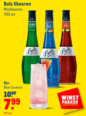 Makro Bols Likeuren 700ml aanbieding