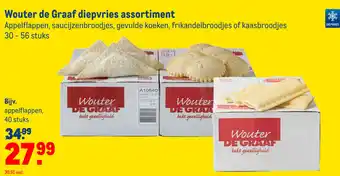 Makro Wouter de Graaf diepvries assortiment 30-56 stuks aanbieding