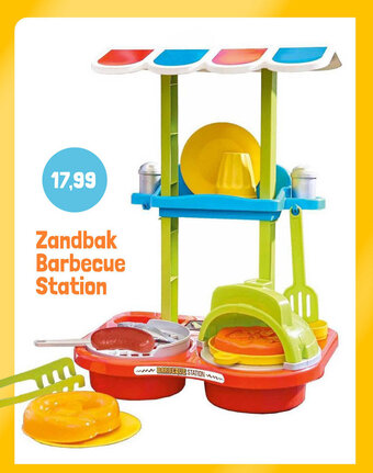 Lobbes Zandbak Barbecue Station aanbieding