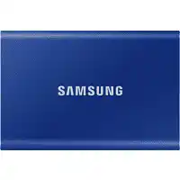 MediaMarkt SAMSUNG SSD Portable T7 500 GB - Blauw aanbieding