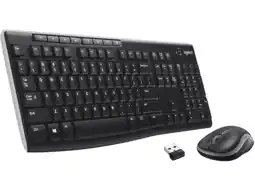 MediaMarkt LOGITECH MK270 Draadloos toetsenbord en muis aanbieding