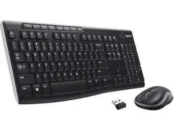 MediaMarkt LOGITECH MK270 Draadloos toetsenbord en muis aanbieding