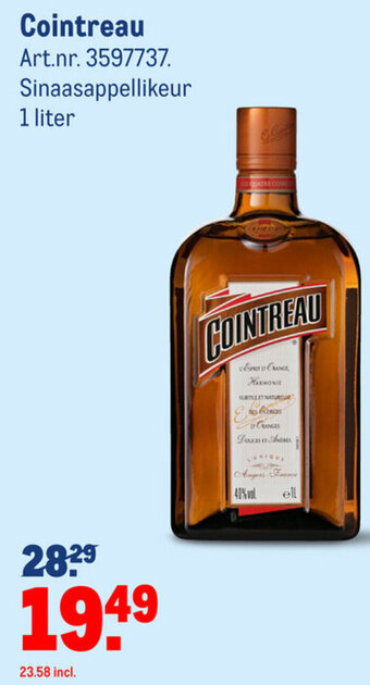 Makro Cointreau 1L aanbieding