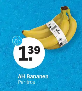 Albert Heijn AH Bananen Per tros aanbieding