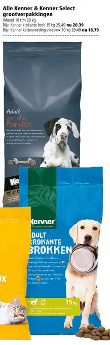 Welkoop Kenner & Kenner Select grootverpakkingen 15kg aanbieding