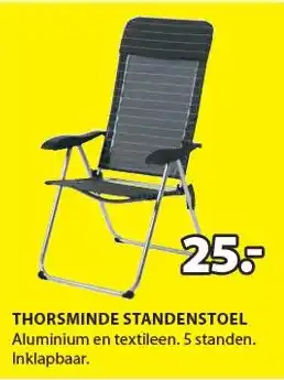 Jysk Thorsminde Standenstoel aanbieding