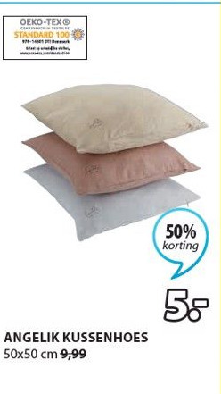 Jysk Angelik Kussenhoes aanbieding