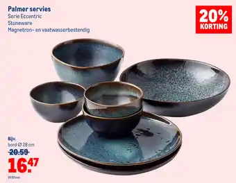 Makro Palmer servies 28 cm aanbieding