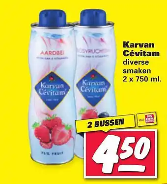 Nettorama Karvan Cévitam 2 X 750 Ml aanbieding