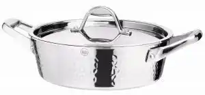 Kookcomfort Carl Schmidt Sohn® Sauteerpan Stern 24 cm 'Triply extra' met hamerslag effect aanbieding