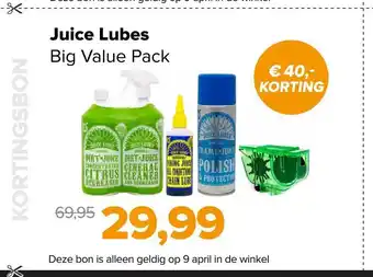 12GO Biking Juice Lubes Big Value Pack aanbieding