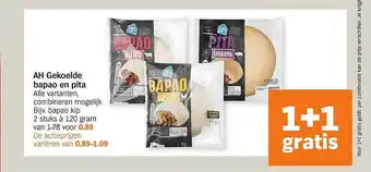 Albert Heijn AH Gekoelde Bapao En Pita 1+1 Gratis aanbieding