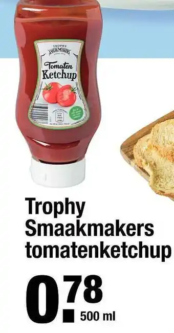 ALDI Trophy Smaakmakers Tomatenketchup 500ml aanbieding