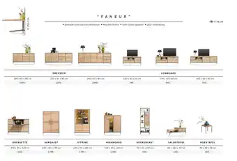 Xooon "Faneur" 180x45x80cm aanbieding