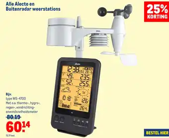 Makro Alecto en Buitenradar weerstations aanbieding