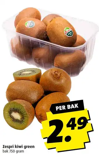 Boni Zespri Kiwi green 500 gram aanbieding